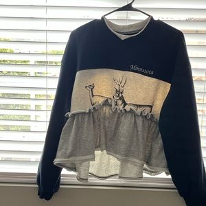 Urban Outfitters cropped sweatshirt.